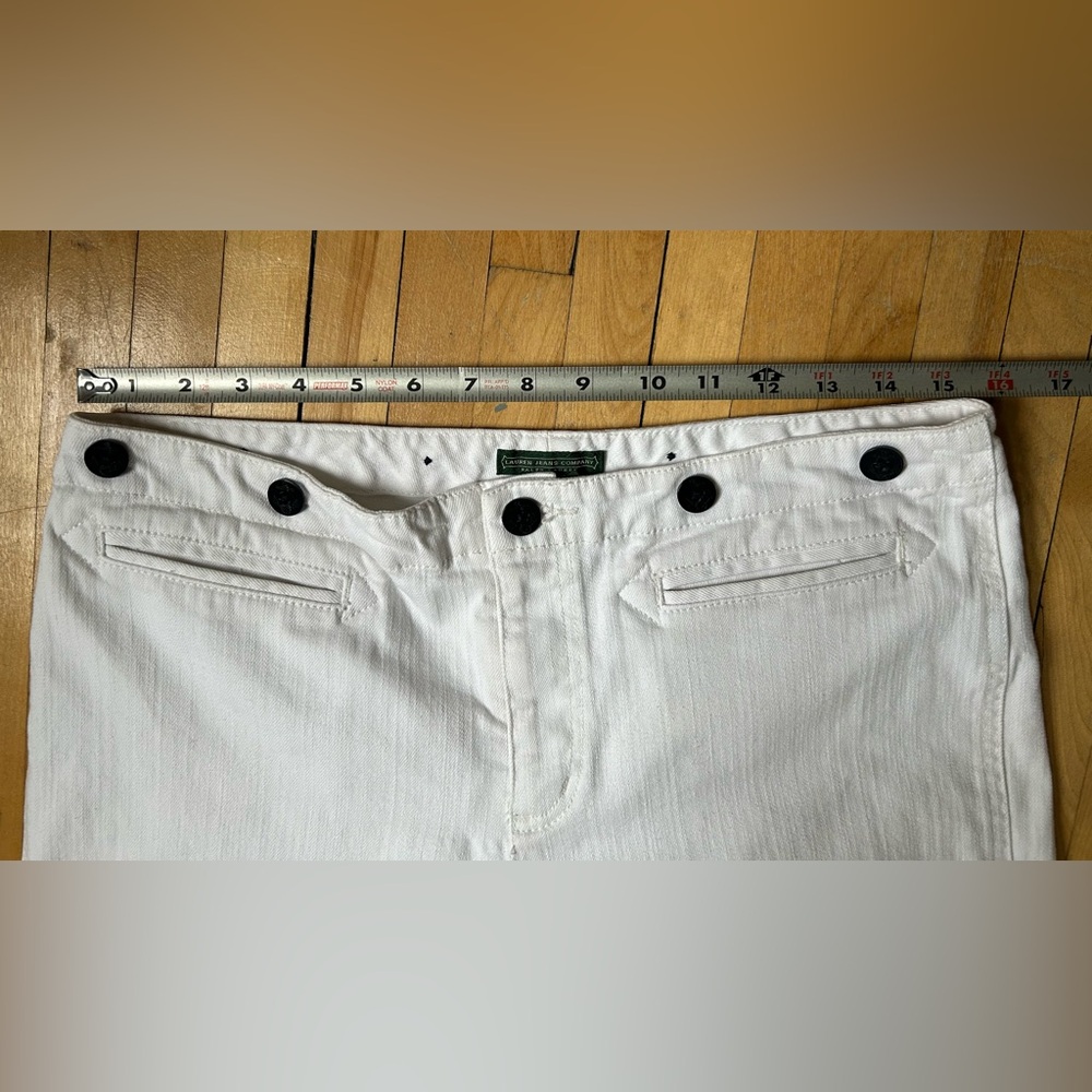 Ralph Lauren Vintage 90s White Sailor Jeans - Picture 7 of 10